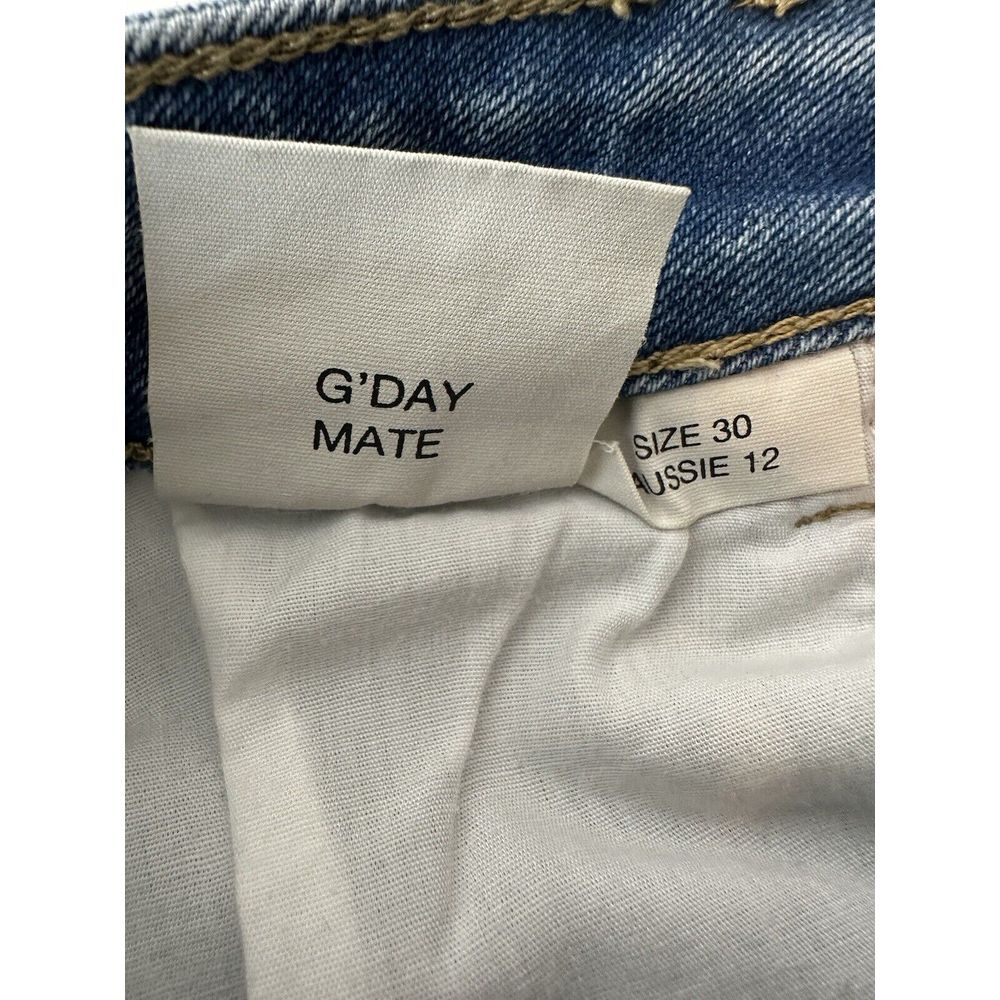 Rolla's Original Jeans Women Size‎ 30 Blue High Rise Stretch Denim Ankle - Picture 5 of 10